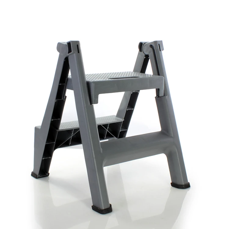 
multi-funcation EZ plastic folding two step ladder 
