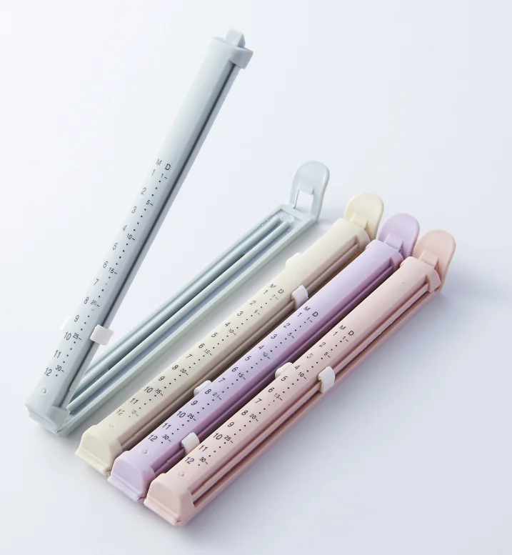 new design snack bag clips sealing sticks plastic clip kitchen  food bag seal clip  sealer