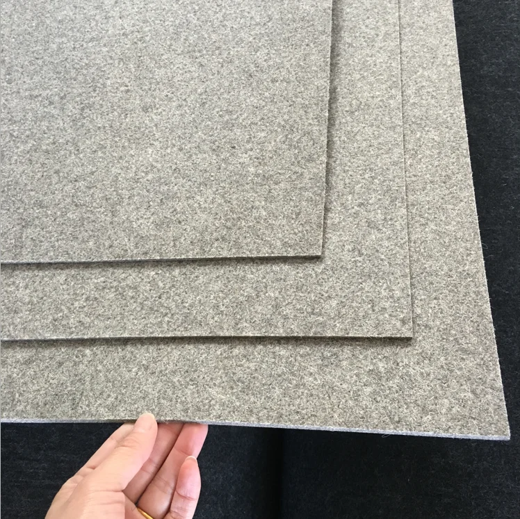 Промышленная серая войлочная ткань, войлочная ткань, 10 мм шерстяная войлочная ткань