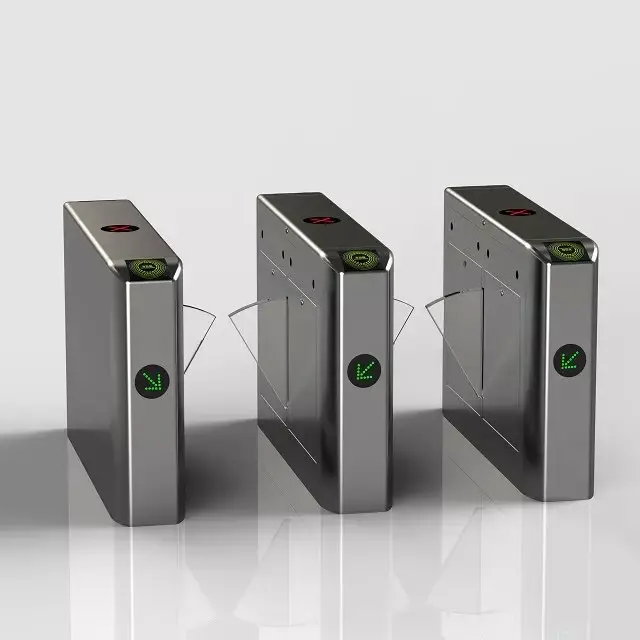 Выдвижная высокоскоростная система входа Turnstile стекла крыла