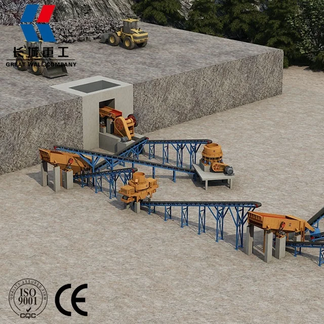 Low cost complete stone crusher production line price