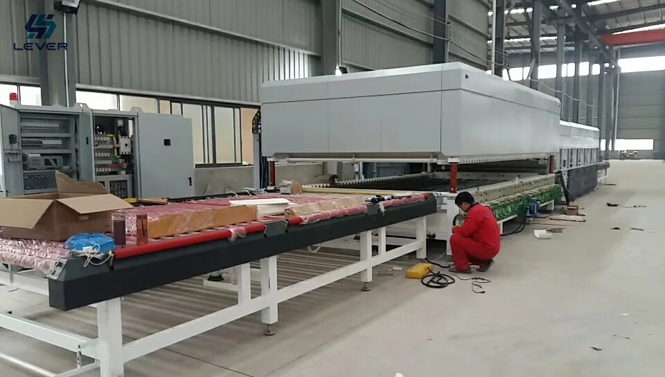 3.5mm Full Quench 2450 Flat Glass Tempering Furnace machine for Low-e Coated Glass