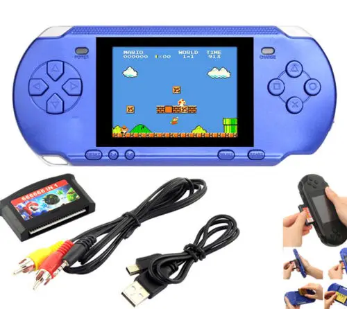 16 Bit Portable Video Game Handheld Console + 318 Games Retro Megadrive PXP3 PVP