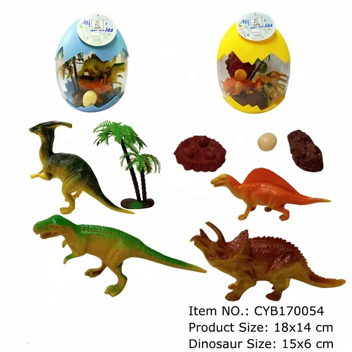 Plastic toys colorful dinosaur egg toys for wholesale