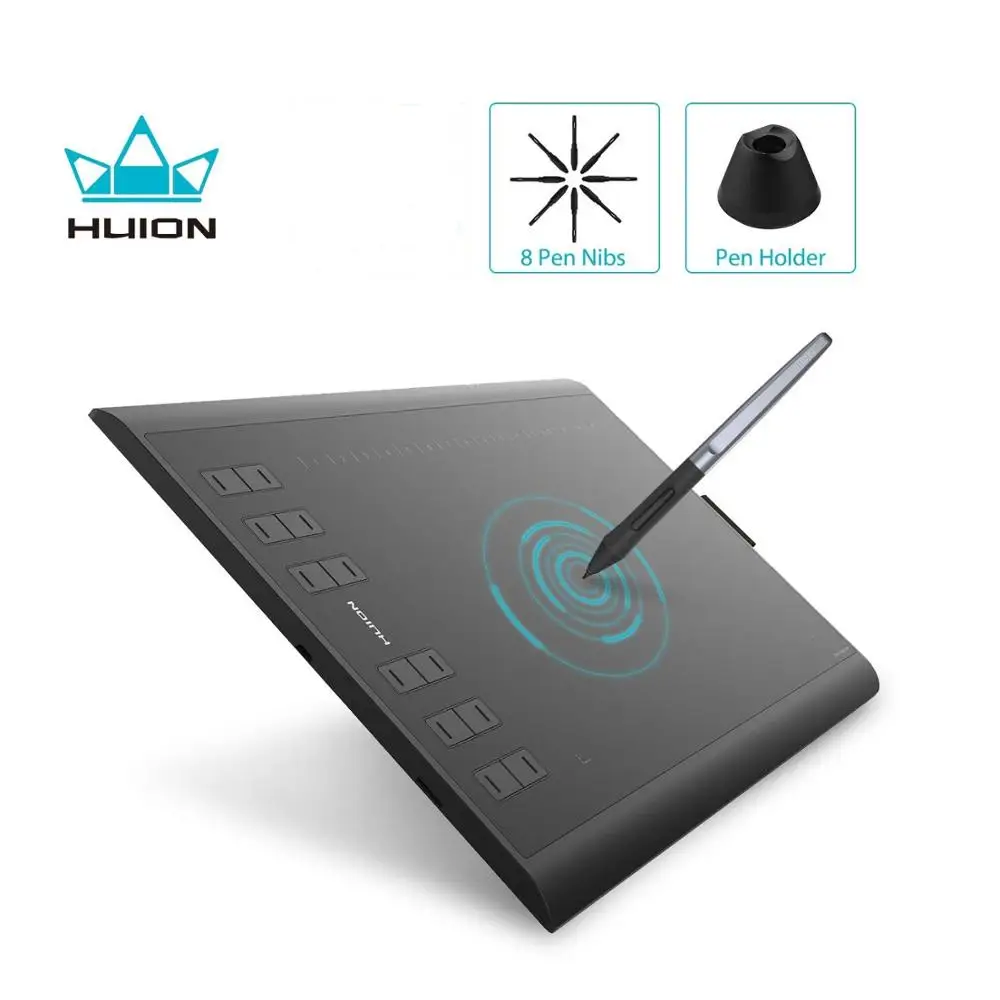 8192 levels upgraded Huion Interactive digital USB Art Drawing Graphic pen Tablet  Graphic Tablet