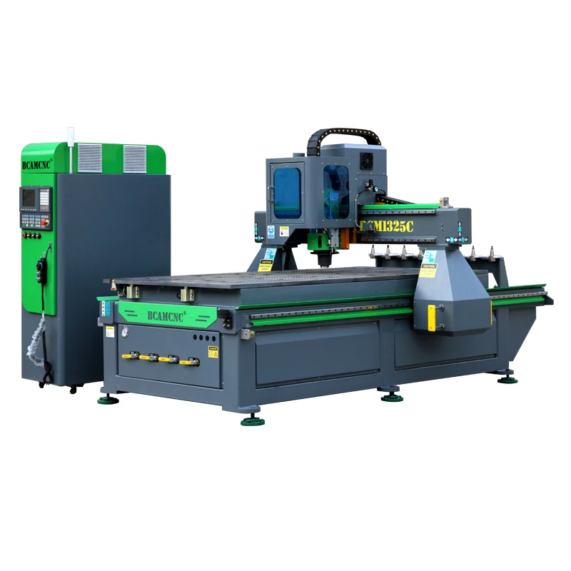 JINAN BCAMCNC 1325  auto tool changing automatic wood router cnc bead making machine