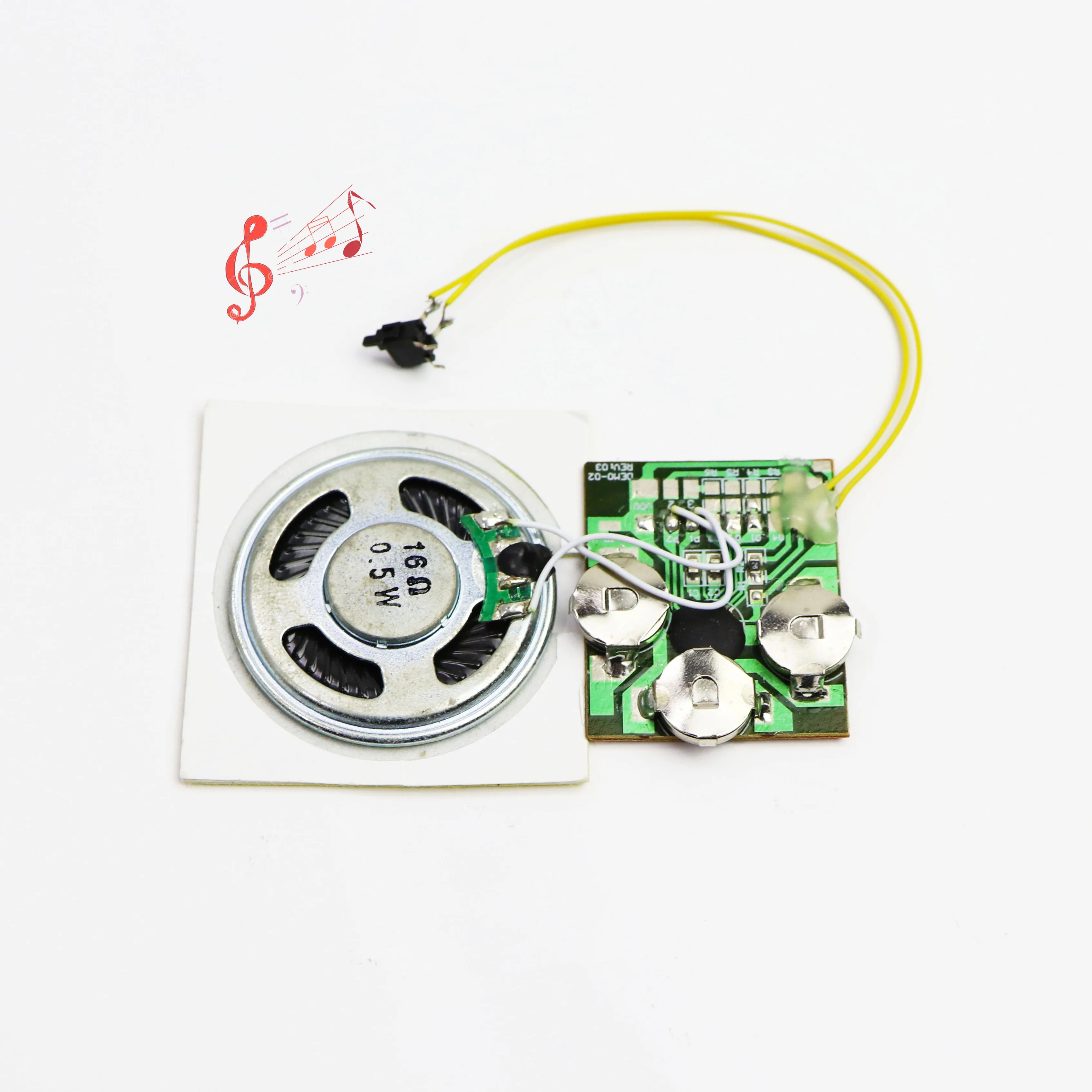 
Custom Function Plush Toy Recordable Sound Module Speaker Clear and Louder 