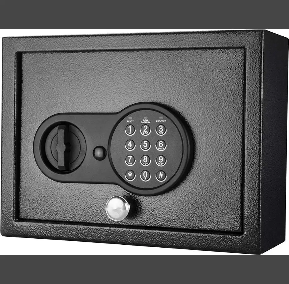 Ningbo Zhenzhi Metal Digital Portable Drawer Safe Money  Box with Touching keypad Steel Drawer Keypad Safe