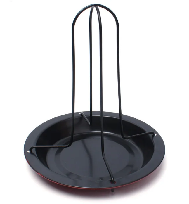 MCD carbon steel chicken stand  bbq accessories MCD factory supply used for kamado bbq grill