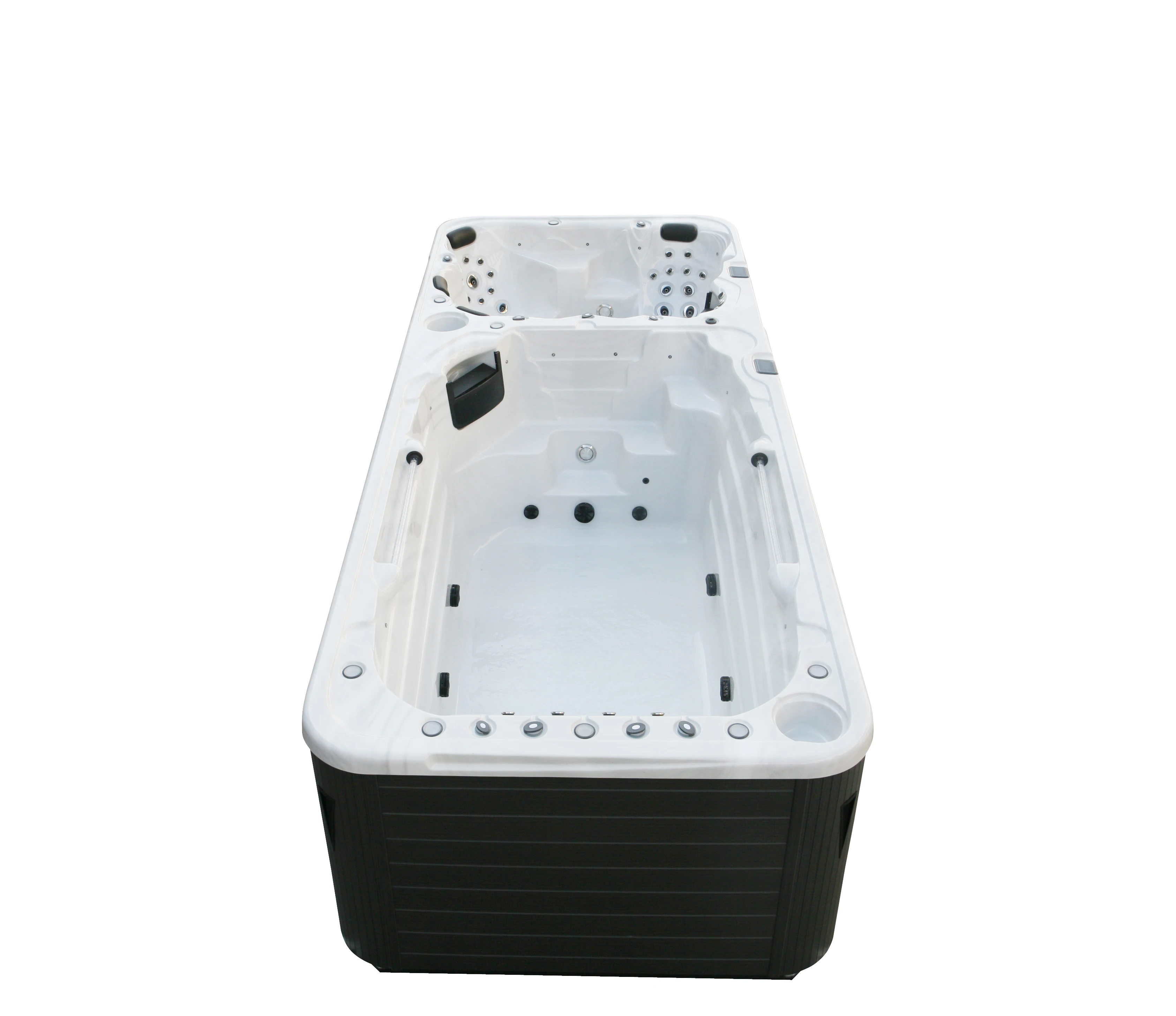 Роскошный акриловый бассейн из стерлингового серебра 5 8 метров портативный массаж