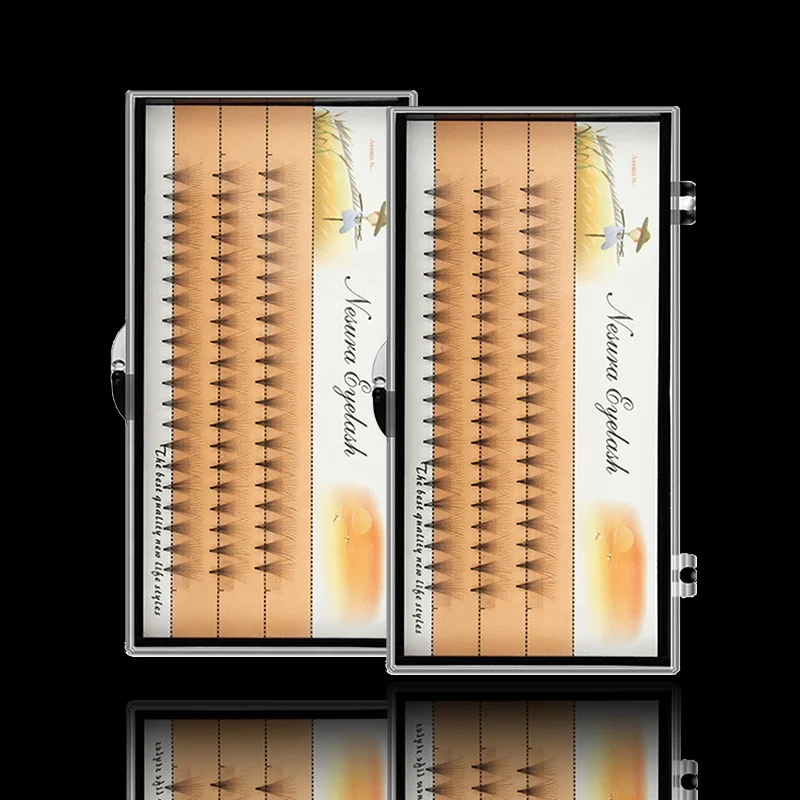 
Super Soft Custom Private Label Korean PBT Silk Synthetic Premade 10D 20D Russian Volume Fans Lash Eyelash Extension 