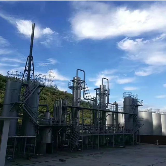 2019 RUIKE brand used motor oil to diesel machine with PLC and Tube furnace heating system