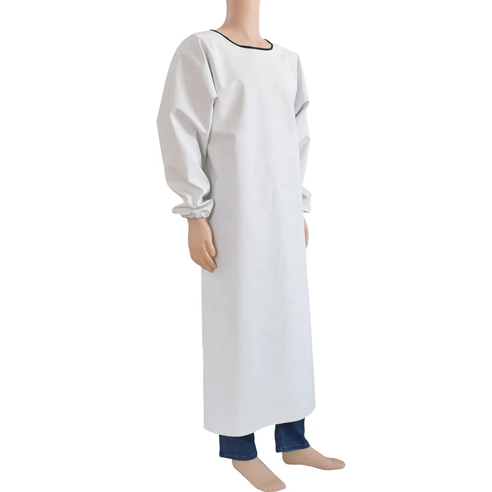 New loose comfortable PVC waterproof sleeved apron
