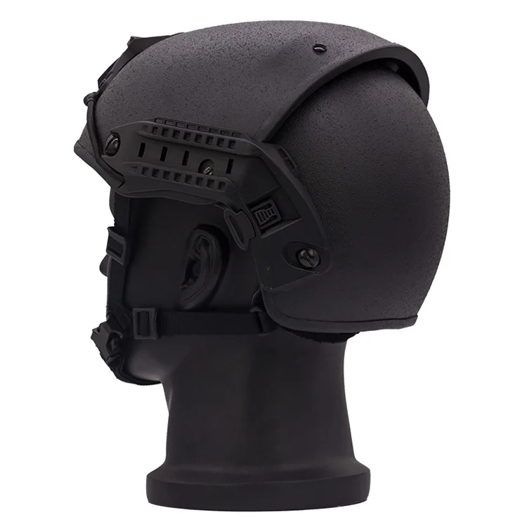 
CP Multipurpose Aramid Military Tactical Bullet proof Helmet Airframe Ballistic Helmet in black 