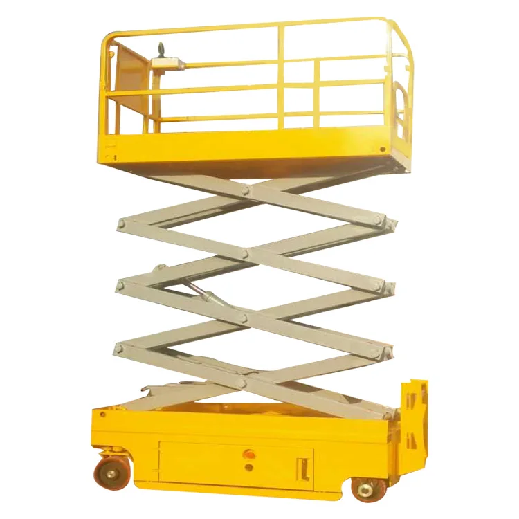 Самоходные двойной ножницами гидравлические платформы Лифт 10 м электрического вождения колеса Рабочий стол высокое качество гид