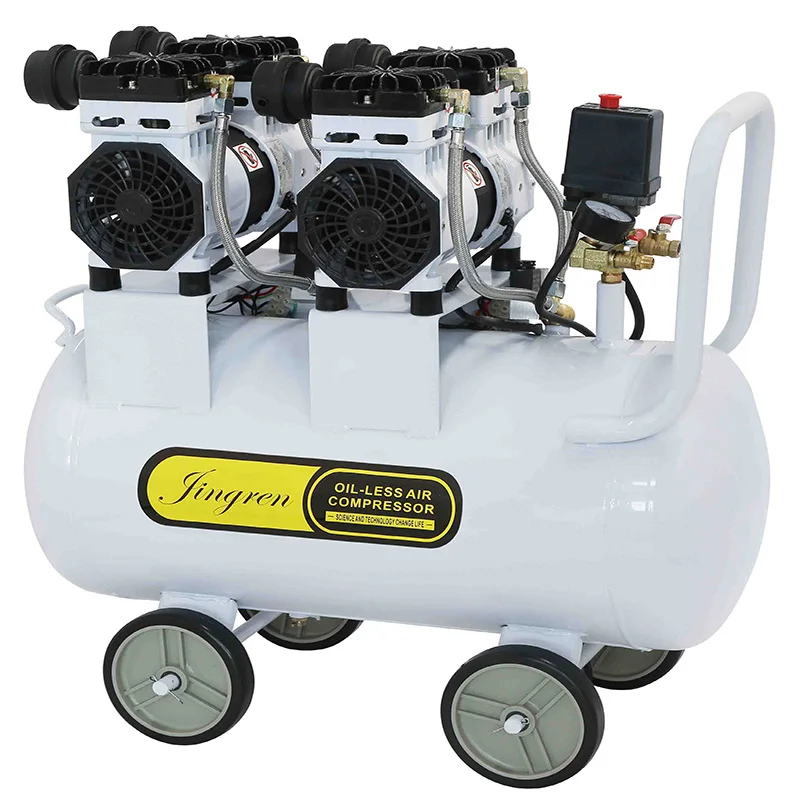 Маленький воздушный компрессор 55 л без отключения