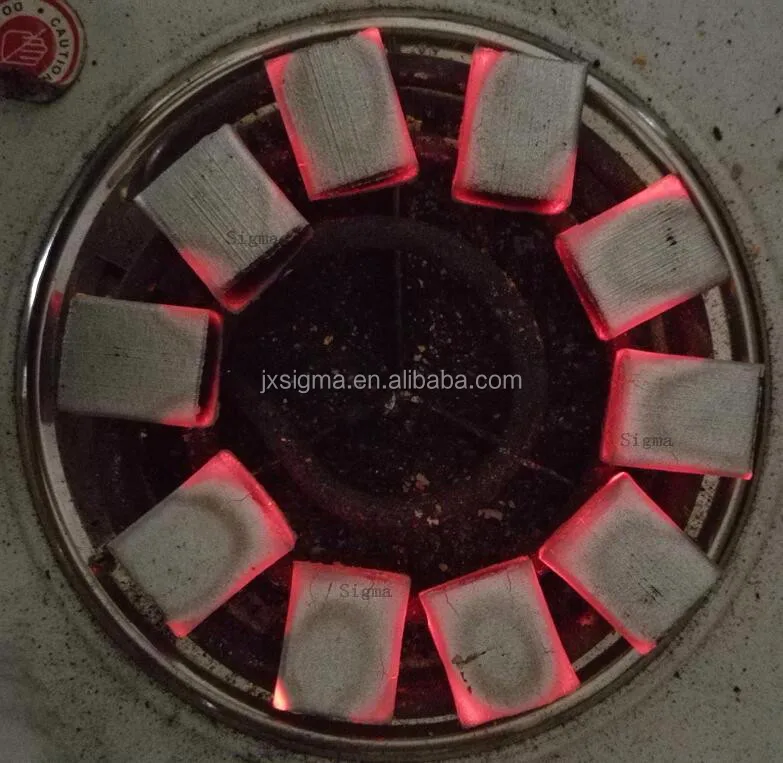 Pure bamboo Flame Silver Bamboo Hookah Shisha Charcoal Torch Coal