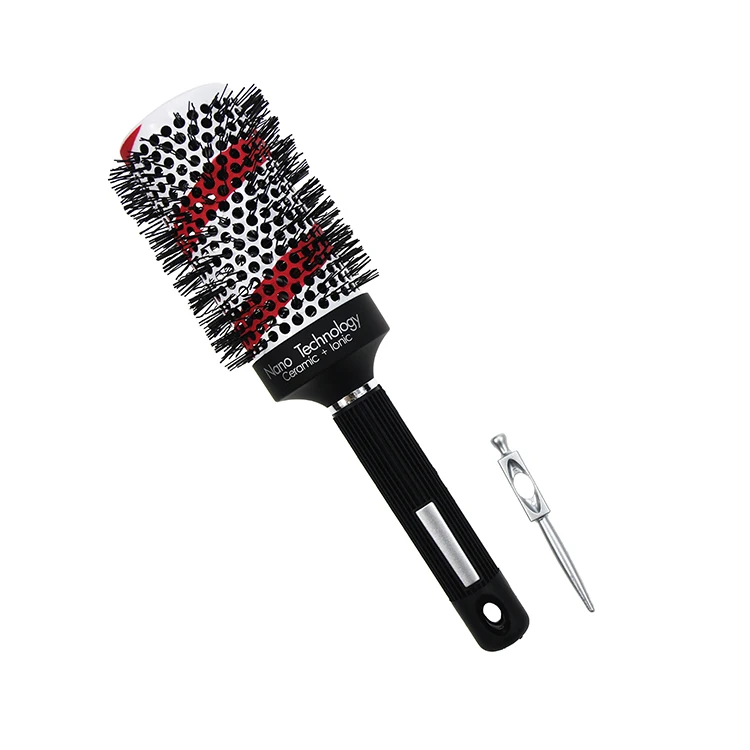 
Thermal Ceramic Round ionic Hair Curling brush 
