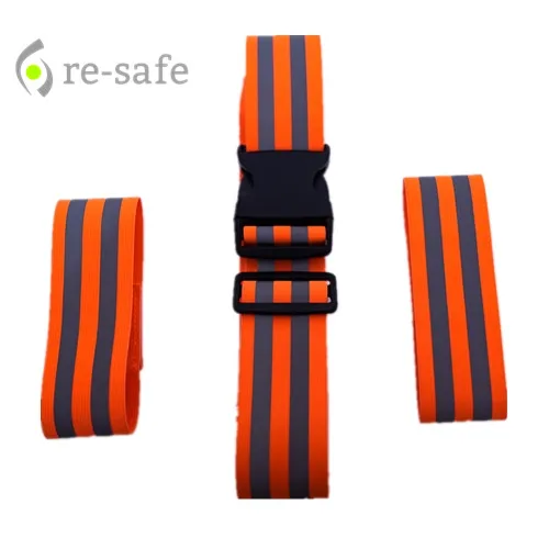 360 high visibility student reflective gear, glow belt, backpack band