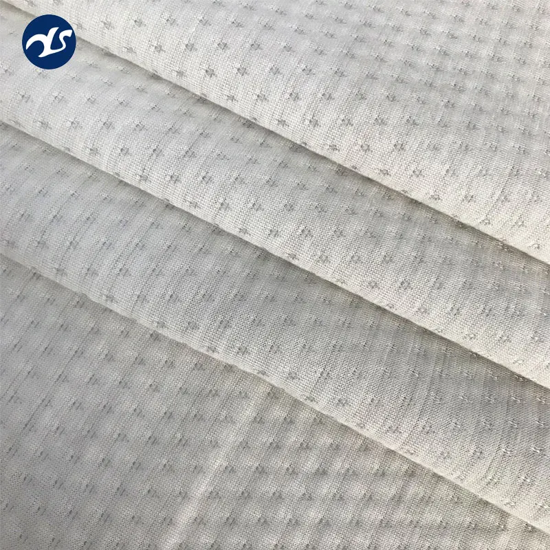 Bed covers mattress protector polyester jacquard knitting fabric