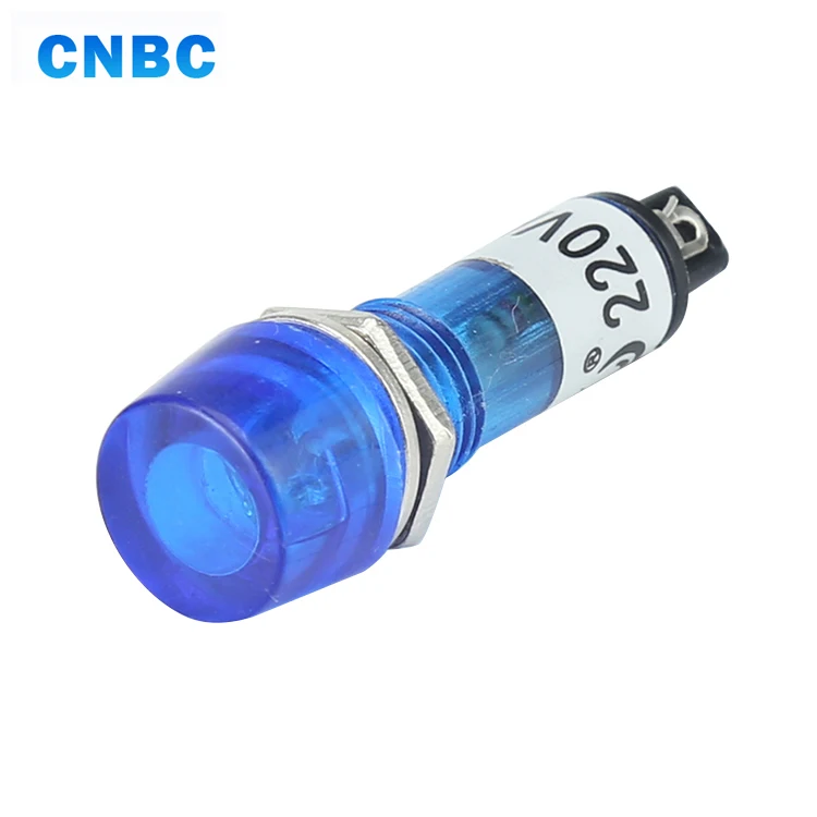 
CNBC 10mm mini size CE water heater led plastic 220v 12v 24v 110v indicator lamp signal light for water heater 