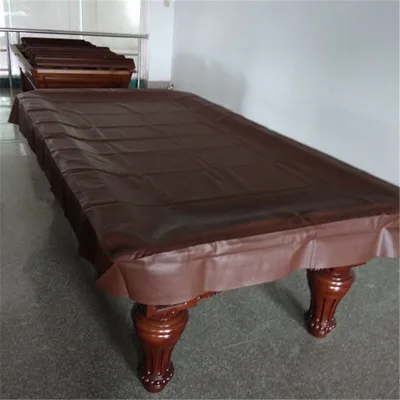 Leather billiards  cover snooker nine ball pool table cover cloth waterproof dust cover