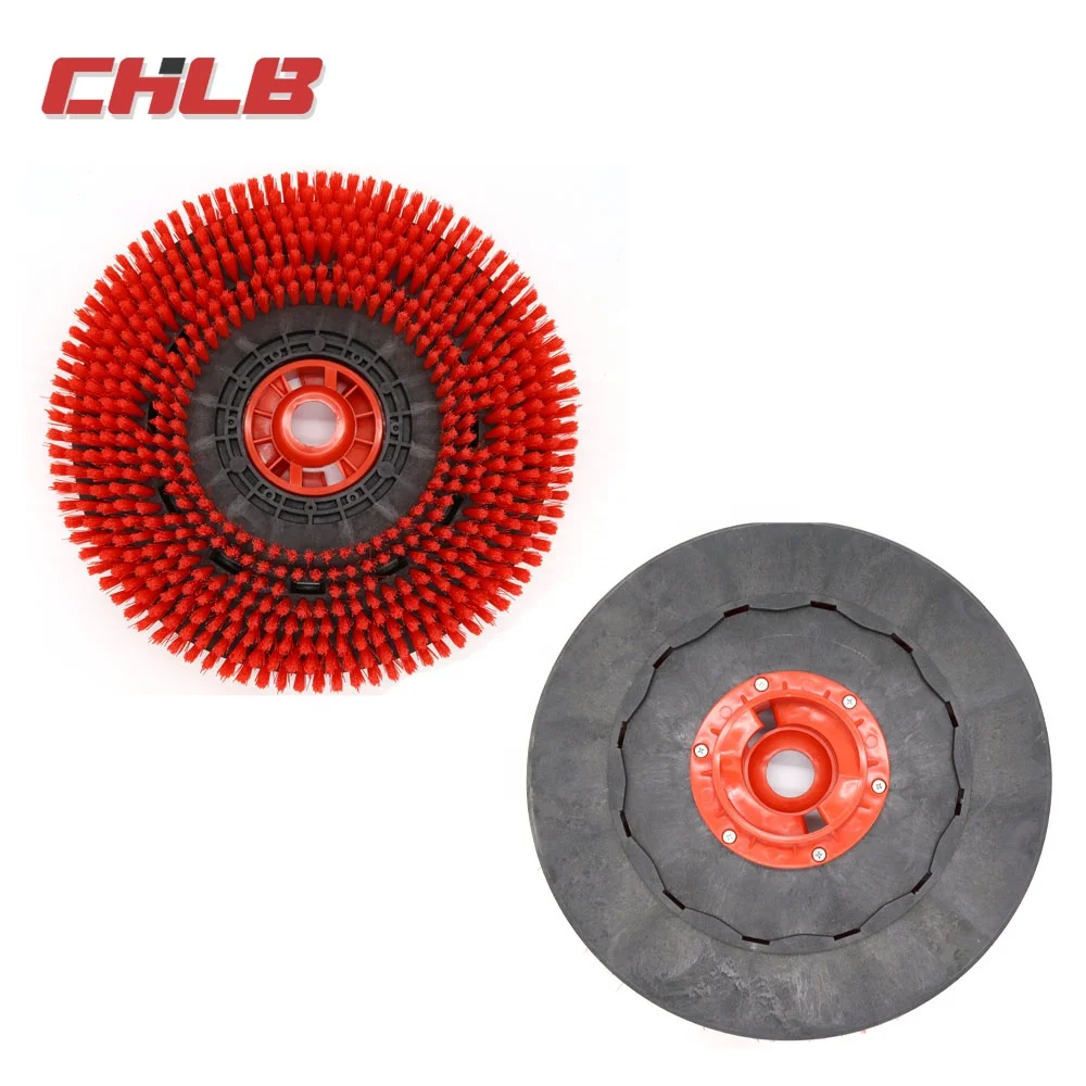 450mm Round nylon/PP floor polishing brush for floor scrubber from China