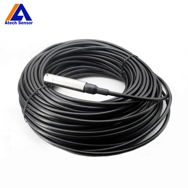 10m water level sensor Waterproof Fuel Level Sensor 4 - 20mA 0 - 5V