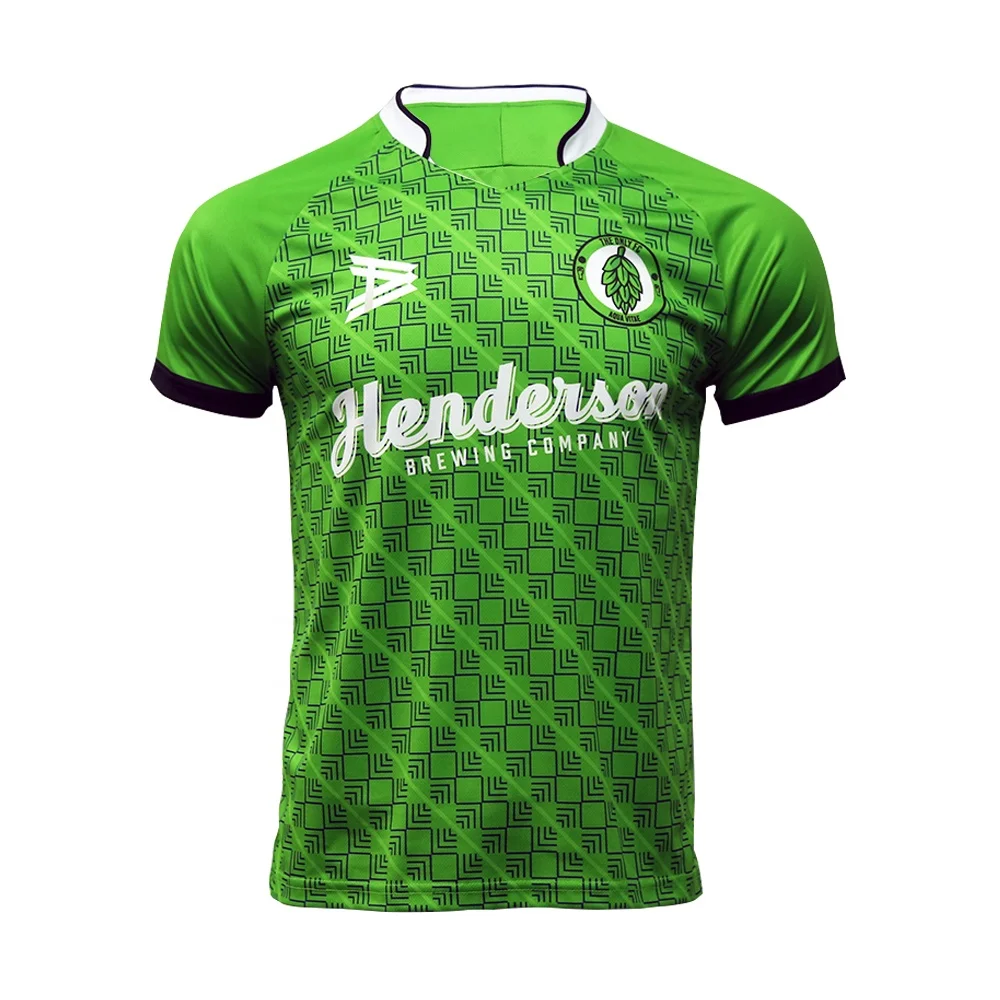 Low MOQ Sublimated Printing Wholesale Sport Shirt Soccer Jersey Custom College Team Soccer Shirts