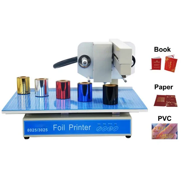 Hot Foil Machine Aluminum Gold Foil Printer Printing Machine Automatic Digital Hot Foil Stamping Machine for Sale