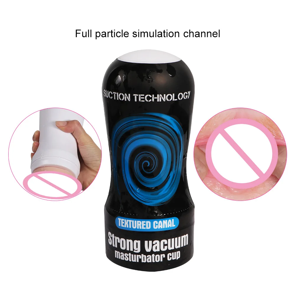 Adult Male Sex Products Of Artificial Vagina Fake Pussy Sex Toys For Male Masturbating Cup Rubber Pussy For Men