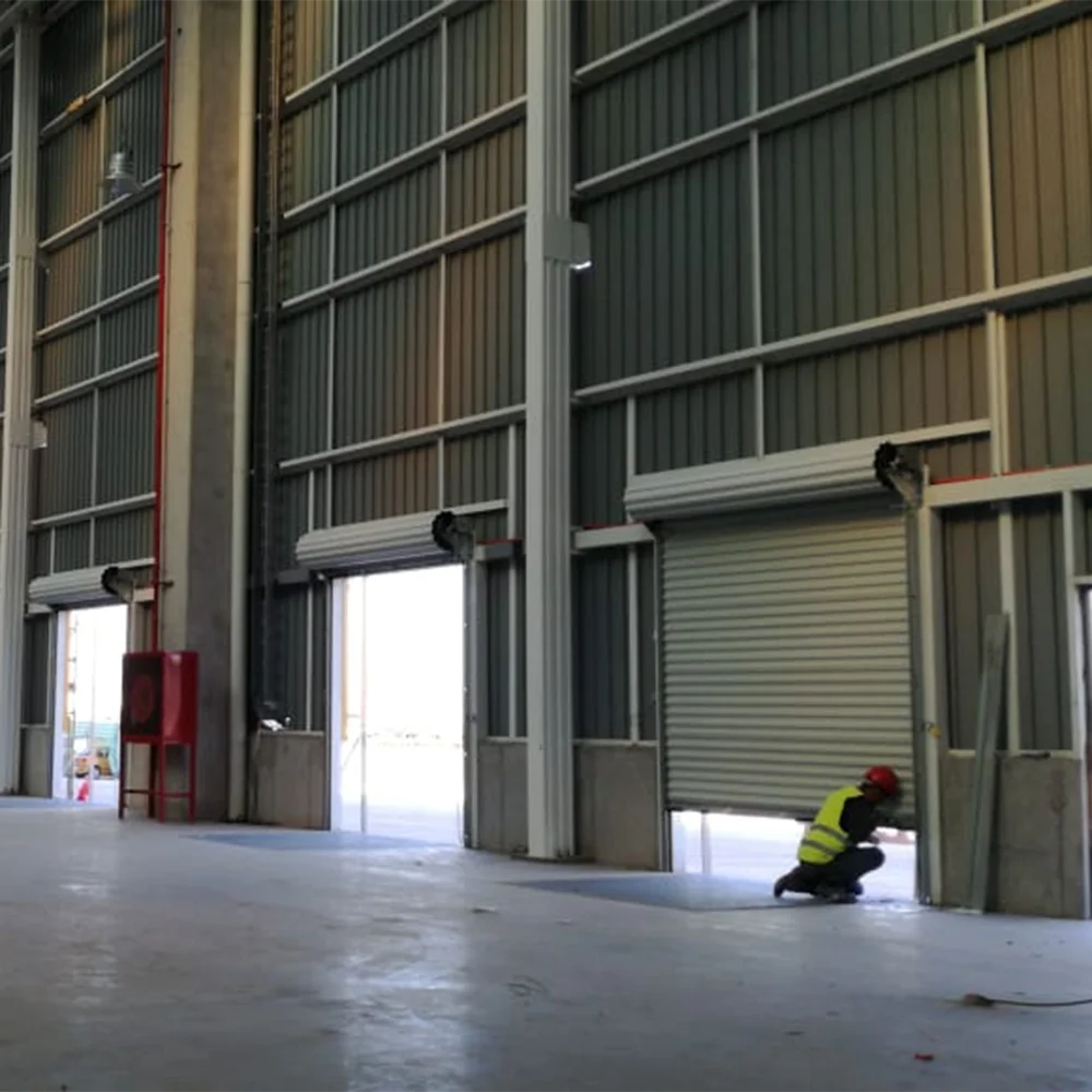Steel Roller Shutter Door With Manual Chain Hoist