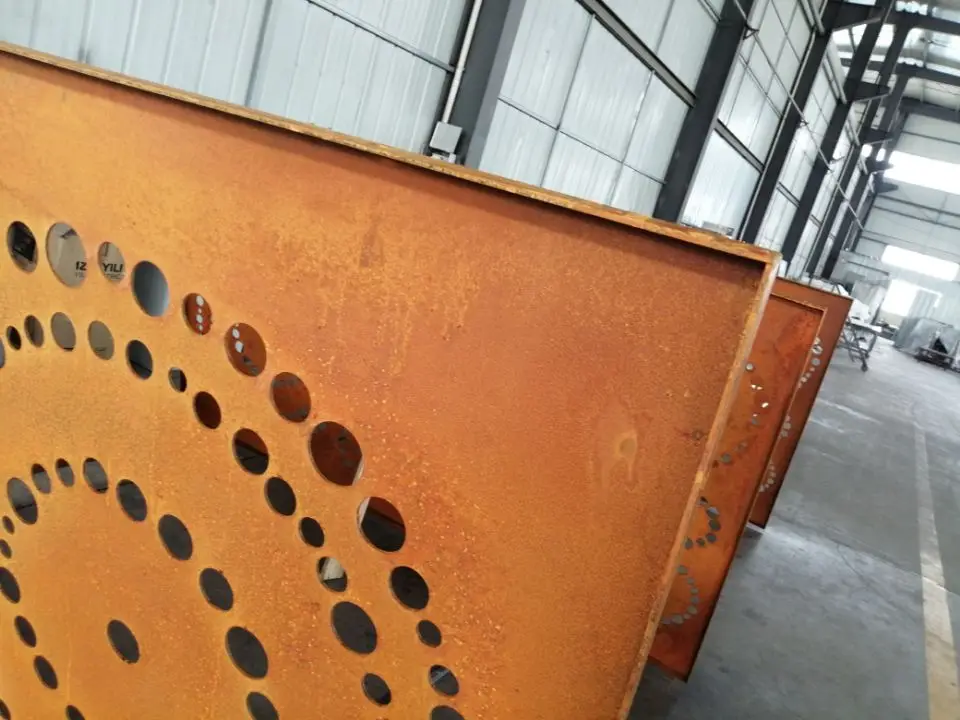 Architectural Metal Aluminum Decorative Laser Cut Fence panels