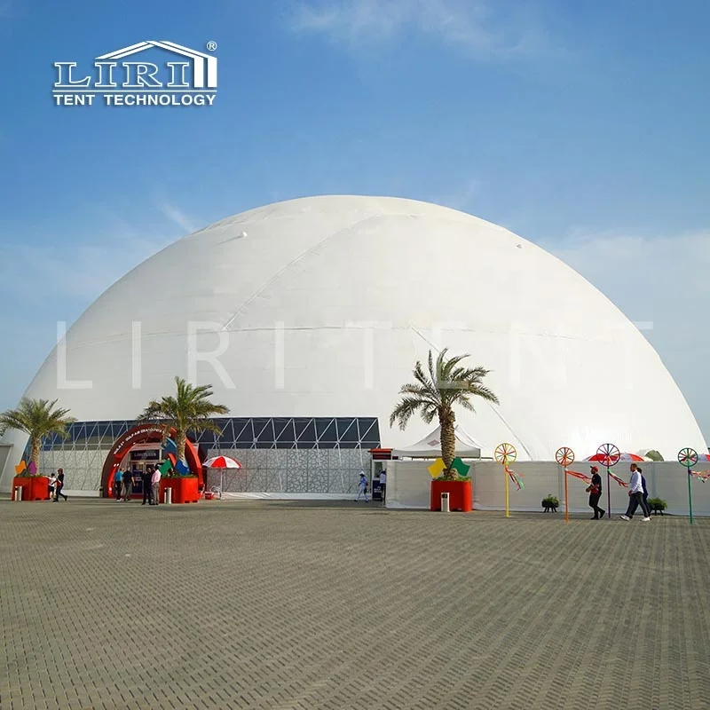 White Geodesic Dome House Tent with Water Proof PVC Cover For Sale in Bahrain