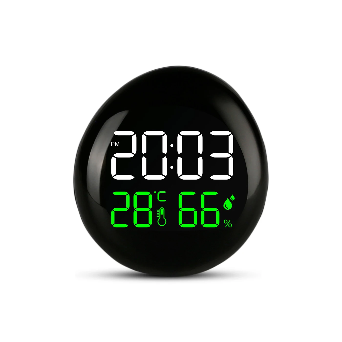 Лучший продавец портативный цифровой будильник, с внутренней температуры и влажности