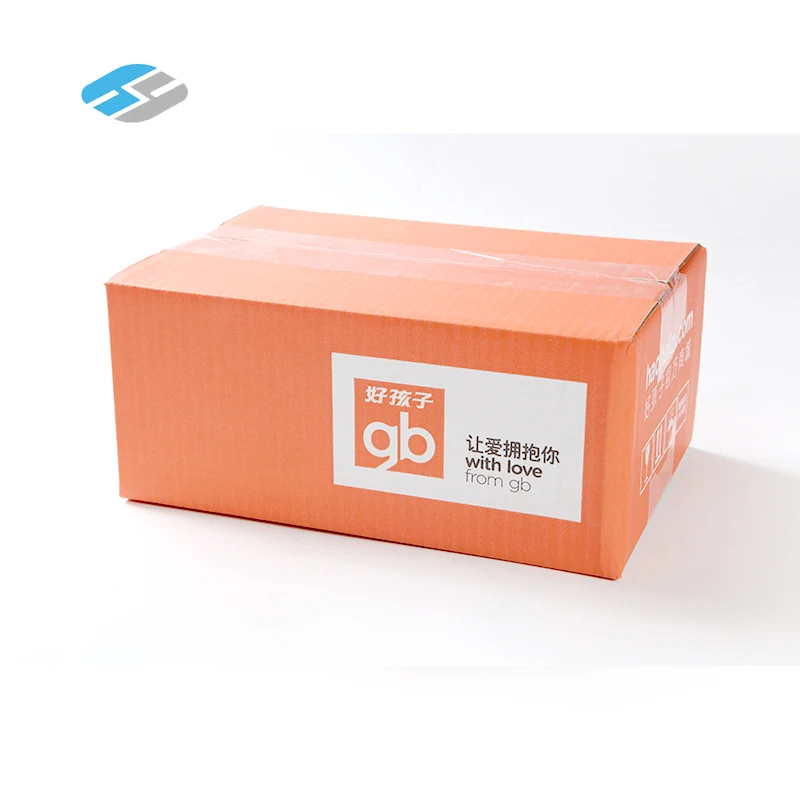 Высокое качество сильный крафт-картон струйной печати гофрированные коробки