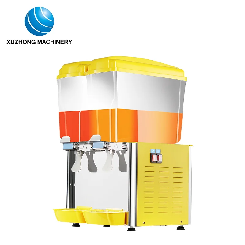 one Tank Cooling and Mixing Cold Drink Dispenser Machine /Plastic Juice Dispenser