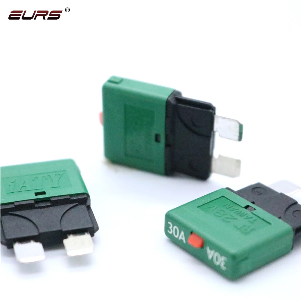 30AMP 28V DC CIRCUIT BREAKER TRIP FUSES STANDARD BLADE FUSE MANUAL RESET