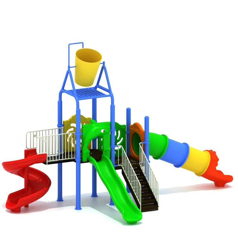 Mini Aqua Park Children Slide Kids Water Play Equipment