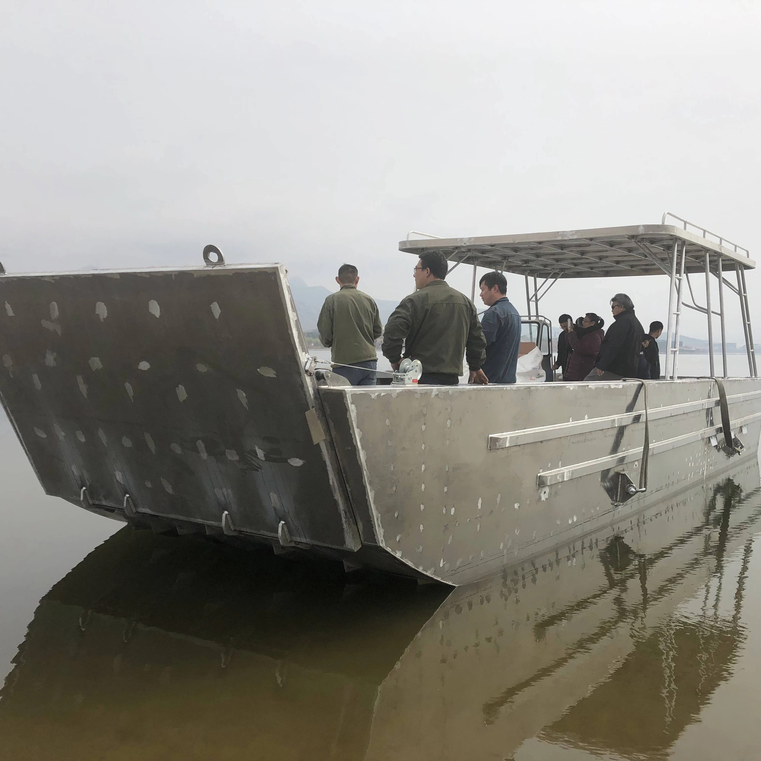 Tai Xin 36ft barge aluminum cargo boat for sale south east asia