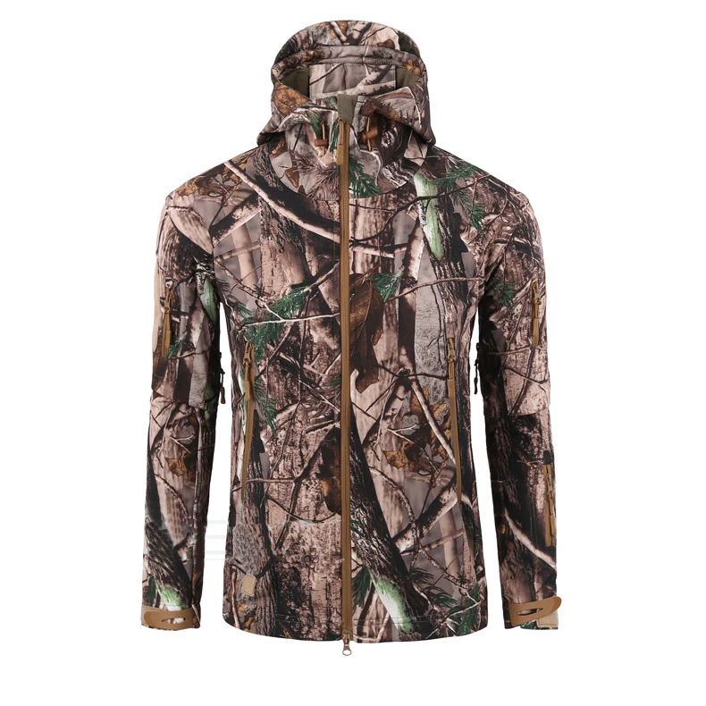Hunting clothes for men reversible hunting jacket waterproof