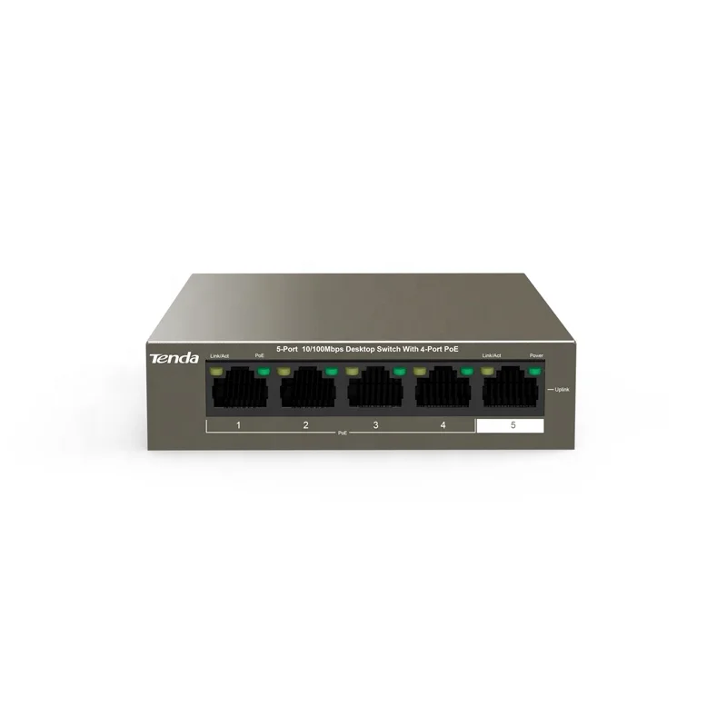 Тенда TEF1105P 5 port 10/100 Mbps poe - сетевой роутер, производимый в китае для оптовой поддержки oem