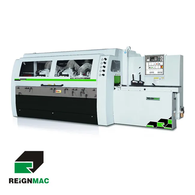 Wood four side moulder planer machine for wood doors