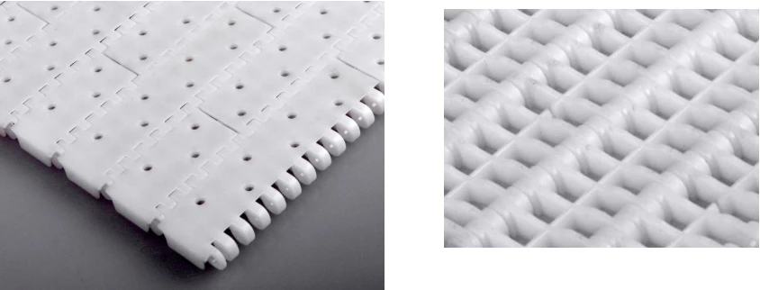 2 Perforated Flat Top Round Holes Modular Conveyor Belt