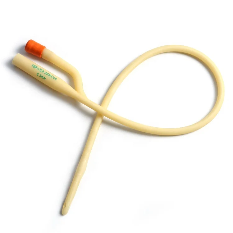 Professional Manufacturing Latex Foley Catheter 2 Ways Standard With Balloon
