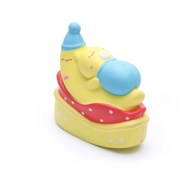 Custom PU anti stress squeeze  unicorn moon stress ball
