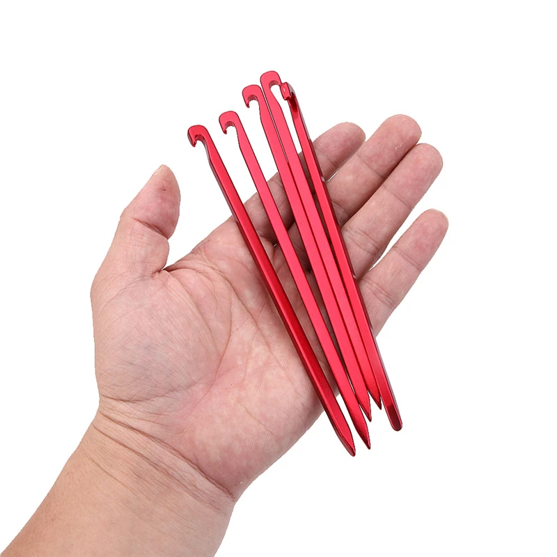 New style Products Colorful Small Metal Pegs for Tent or Canopy Durable Aluminium Alloy Tent Peg