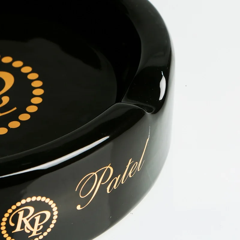 Custom ceramic ashtray with your logo porcelain cigar ashtray
