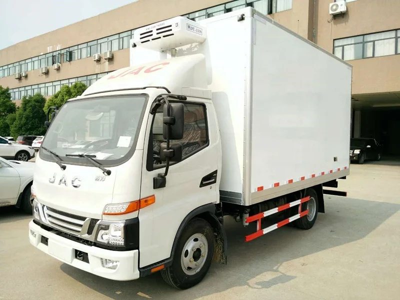 
CLW JAC 5 tons truck refrigerated trucks with thermoking refrigeration unit 