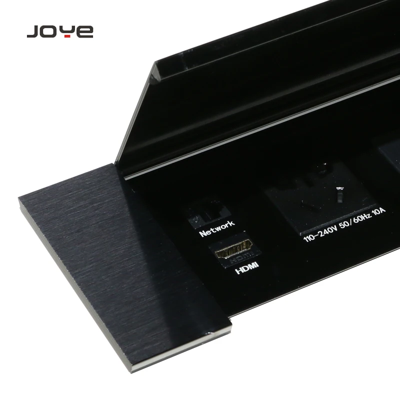 Office smart socket USB on surface desktop film slide plug socket